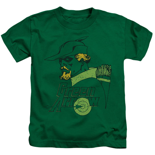 DC Comics Close Up Juvenile Kids Youth T Shirt Kelly Green 
