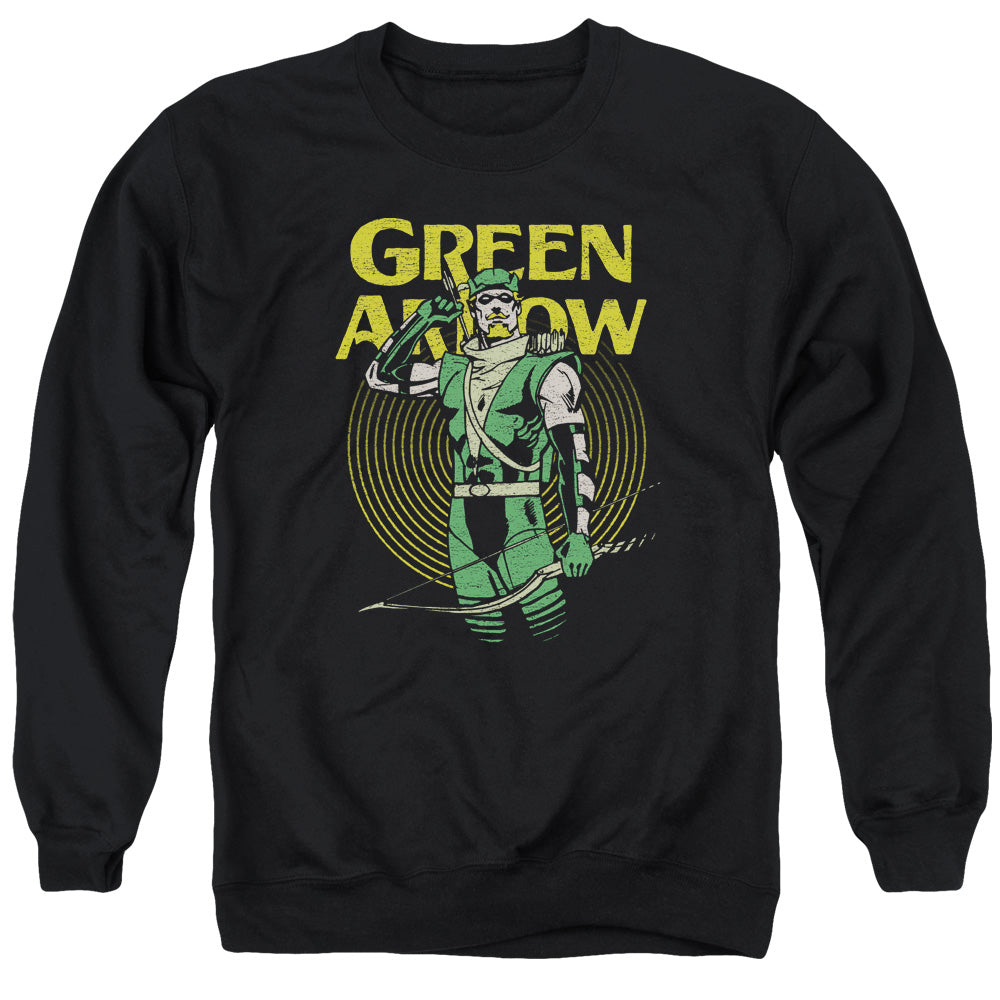 DC Comics Pull Mens Crewneck Sweatshirt Black