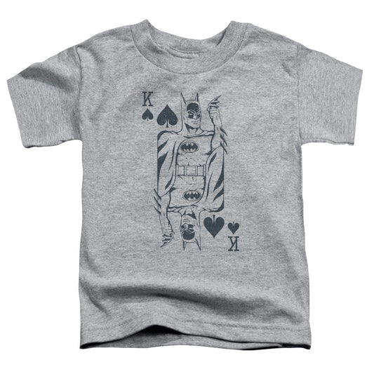 DC Comics Bat Card Toddler Kids Youth T Shirt Athletic Heather