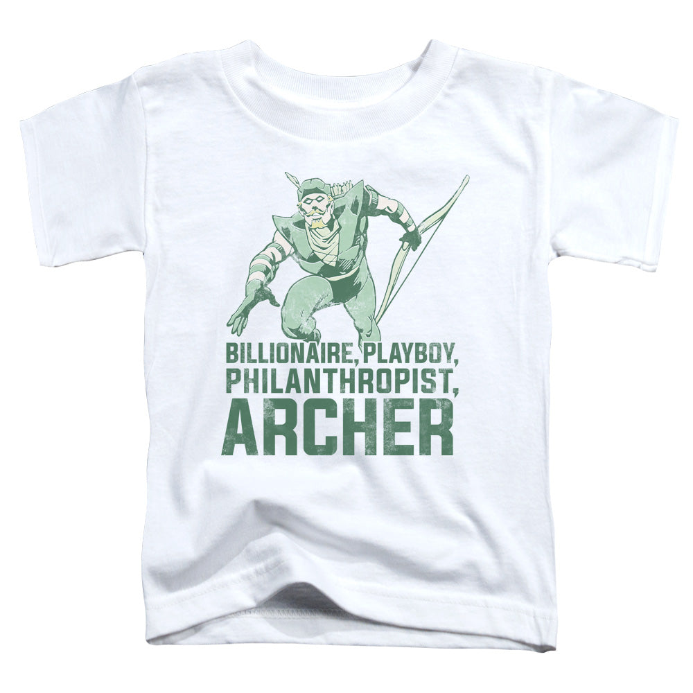 DC Comics Archer Toddler Kids Youth T Shirt White