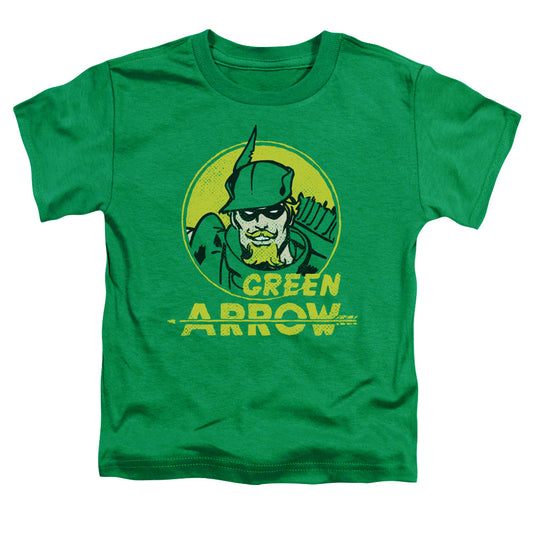 DC Comics Archer Circle Toddler Kids Youth T Shirt Kelly Green