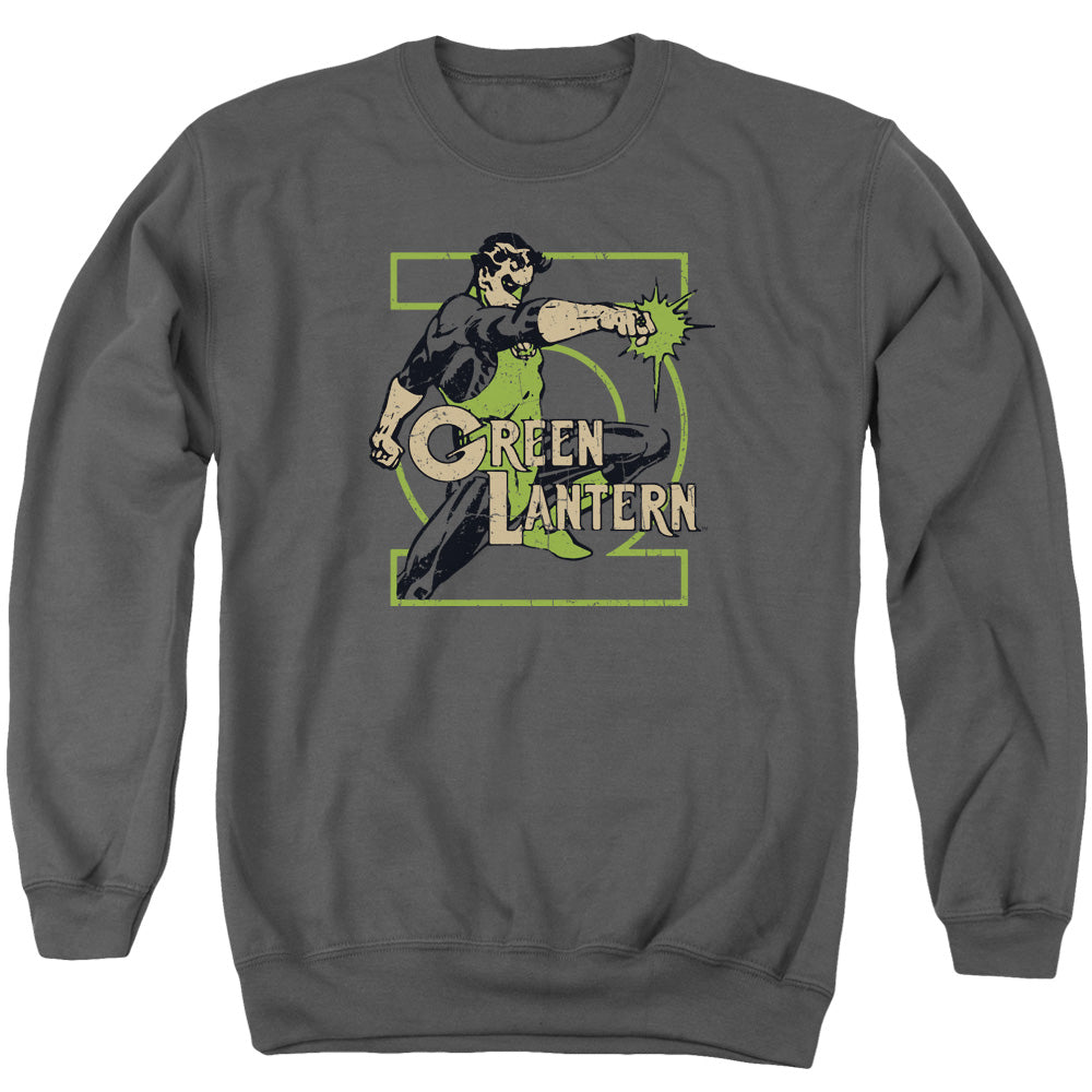 DC Comics Ring Power Mens Crewneck Sweatshirt Charcoal