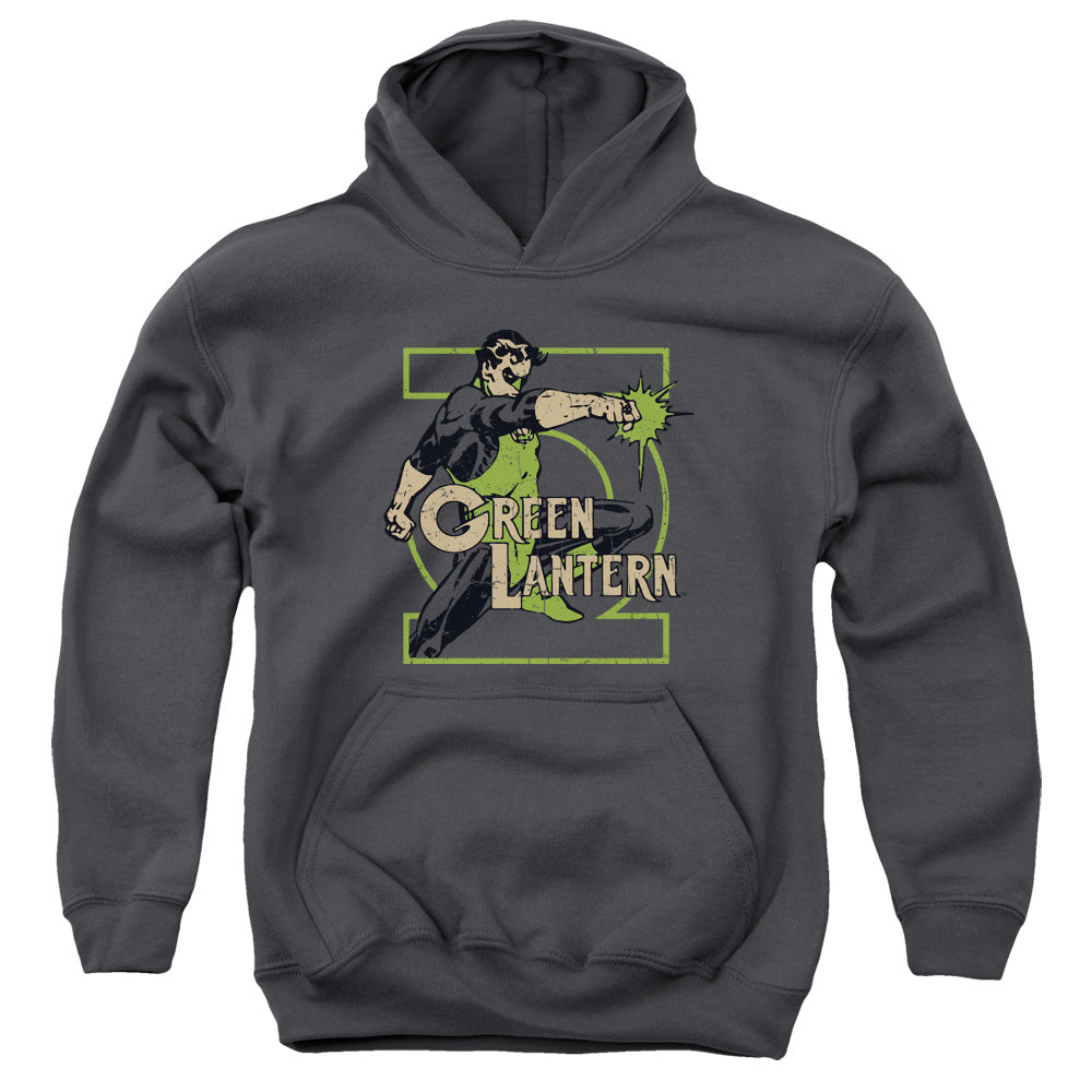 DC Comics Ring Power Kids Youth Hoodie Charcoal