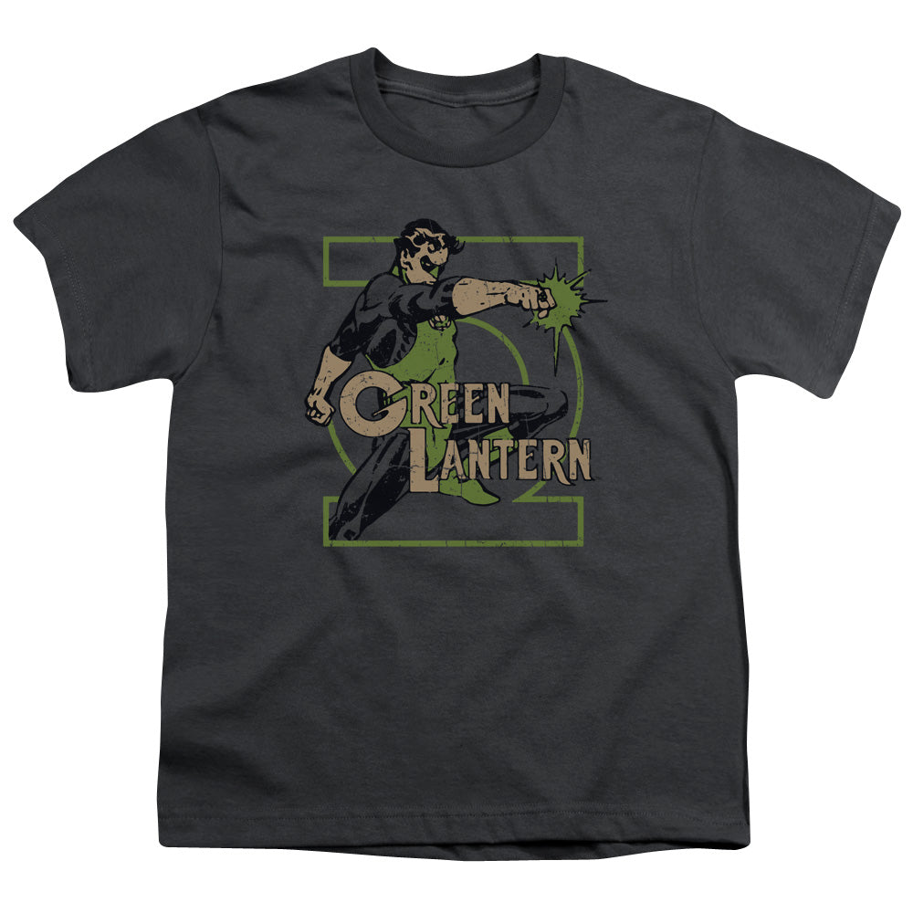 DC Comics Ring Power Kids Youth T Shirt Charcoal