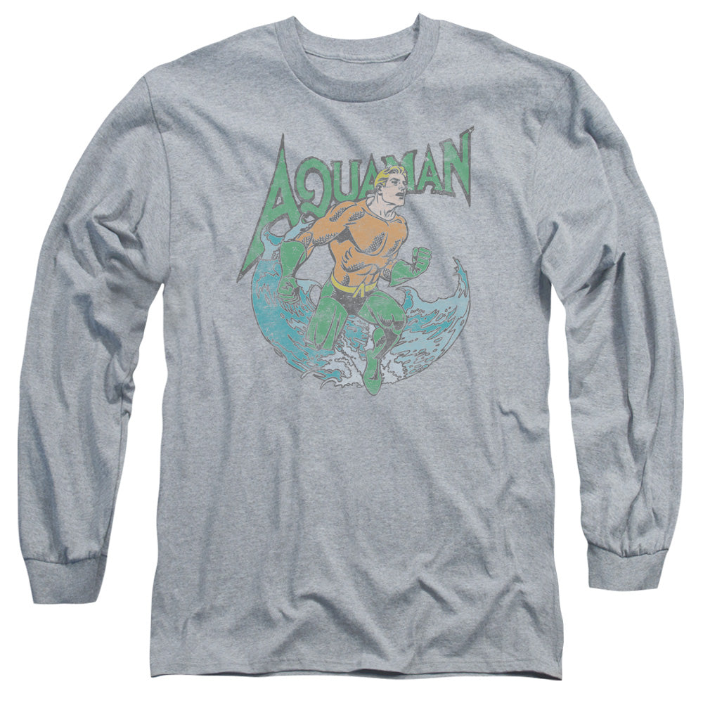 DC Comics Marco Mens Long Sleeve Shirt Athletic Heather