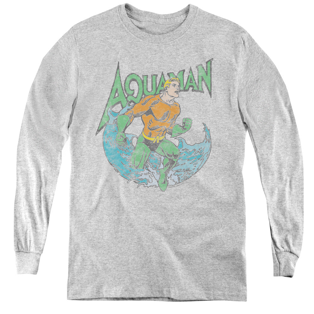 DC Comics Marco Long Sleeve Kids Youth T Shirt Athletic Heather