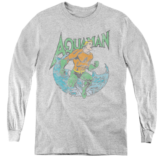 DC Comics Marco Long Sleeve Kids Youth T Shirt Athletic Heather