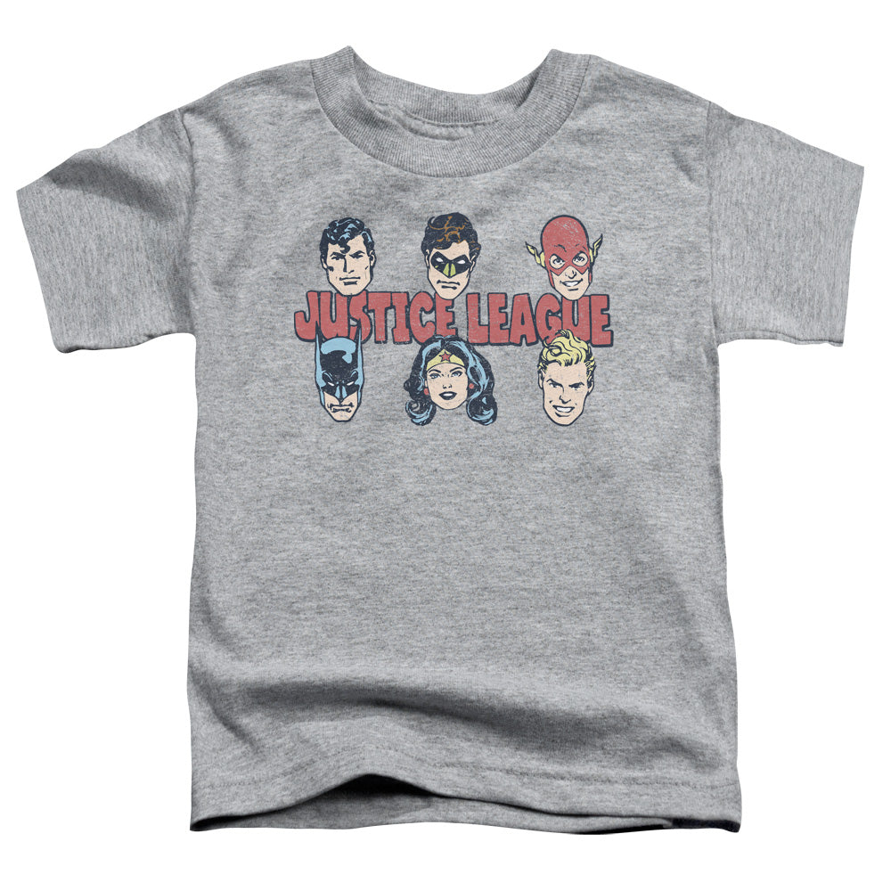 DC Comics Justice Lineup Toddler Kids Youth T Shirt Athletic Heather