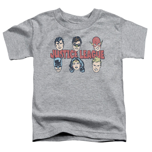DC Comics Justice Lineup Toddler Kids Youth T Shirt Athletic Heather