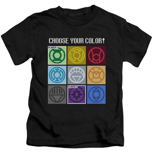 DC Comics Choose Your Color Juvenile Kids Youth T Shirt Black 