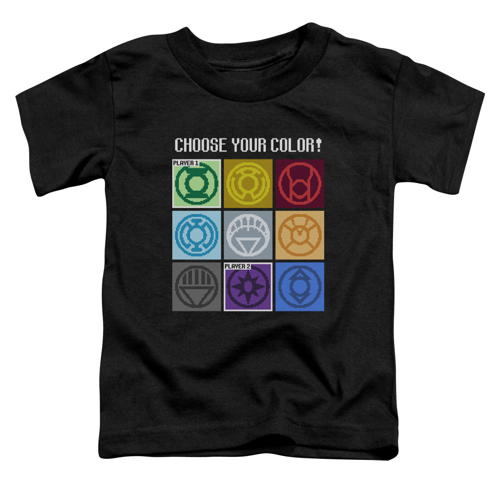 DC Comics Choose Your Color Toddler Kids Youth T Shirt Black
