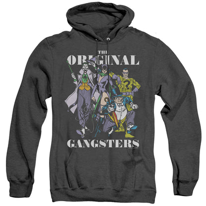 Dc Original Gangsters Mens Heather Hoodie Black Officially Licensed