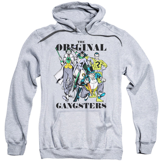 DC Comics Original Gangsters Mens Hoodie Athletic Heather