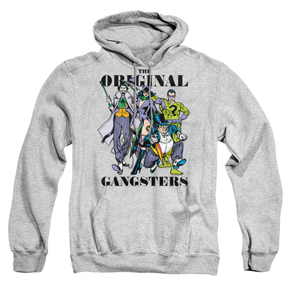 Dc Original Gangsters Mens Hoodie Athletic Heather Officially Licensed