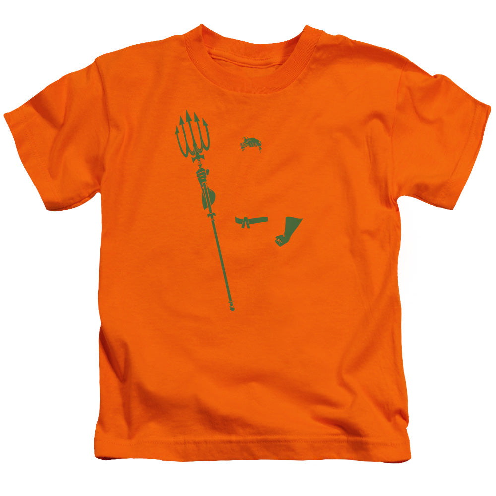 DC Comics Aqua Min Juvenile Kids Youth T Shirt Orange 