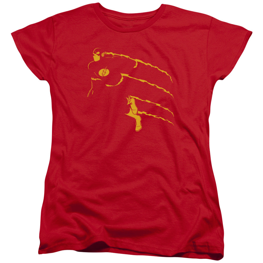 DC Comics Flash Flash Min Womens T Shirt Red