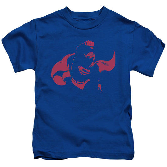 DC Comics Super Min Juvenile Kids Youth T Shirt Royal Blue 