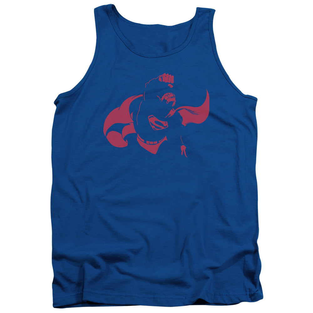 DC Comics Super Min Mens Tank Top Shirt Royal Blue