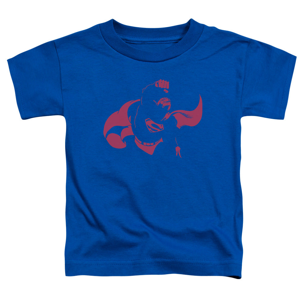DC Comics Super Min Toddler Kids Youth T Shirt Royal Blue