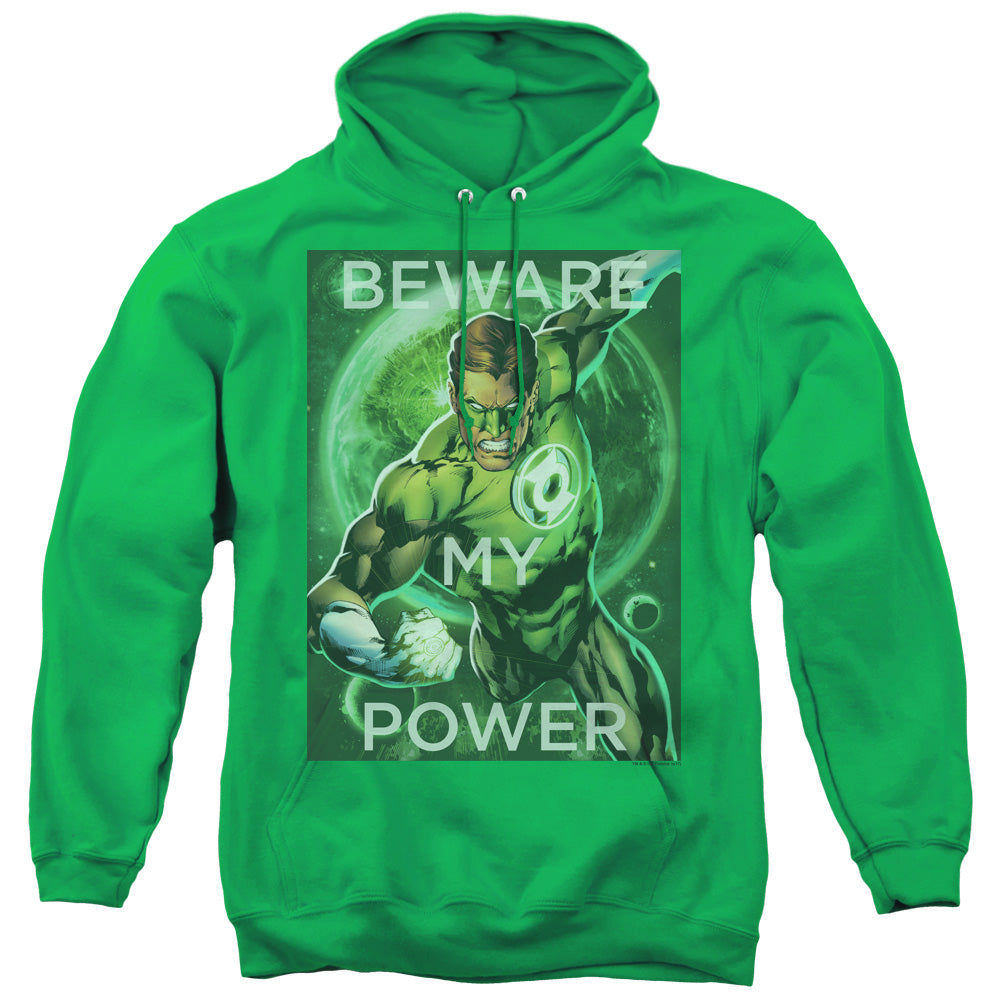 DC Comics Power Mens Hoodie Kelly Green