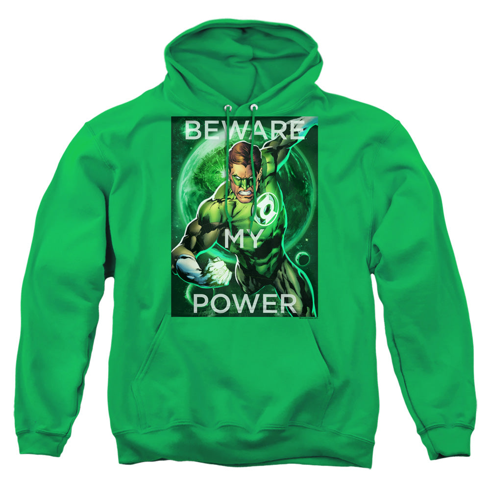 Dc Power Mens Hoodie Kelly Green Officially Licensed