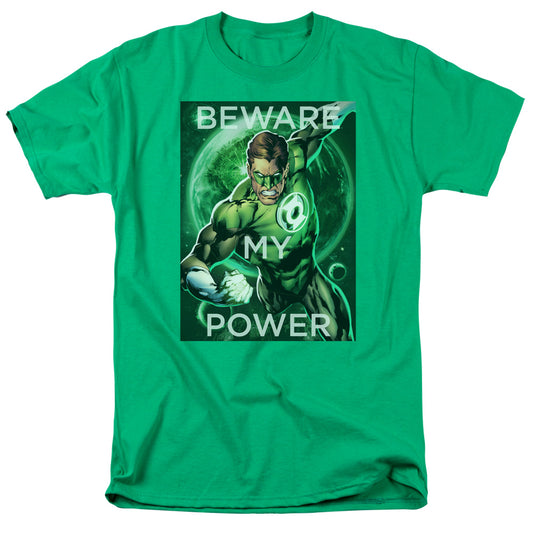 DC Comics Power Mens T Shirt Kelly Green