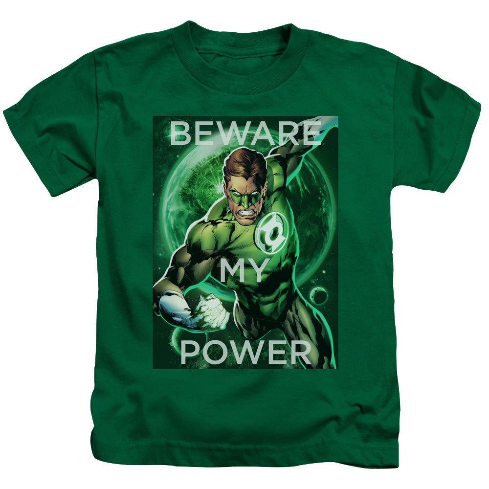 DC Comics Power Juvenile Kids Youth T Shirt Kelly Green 