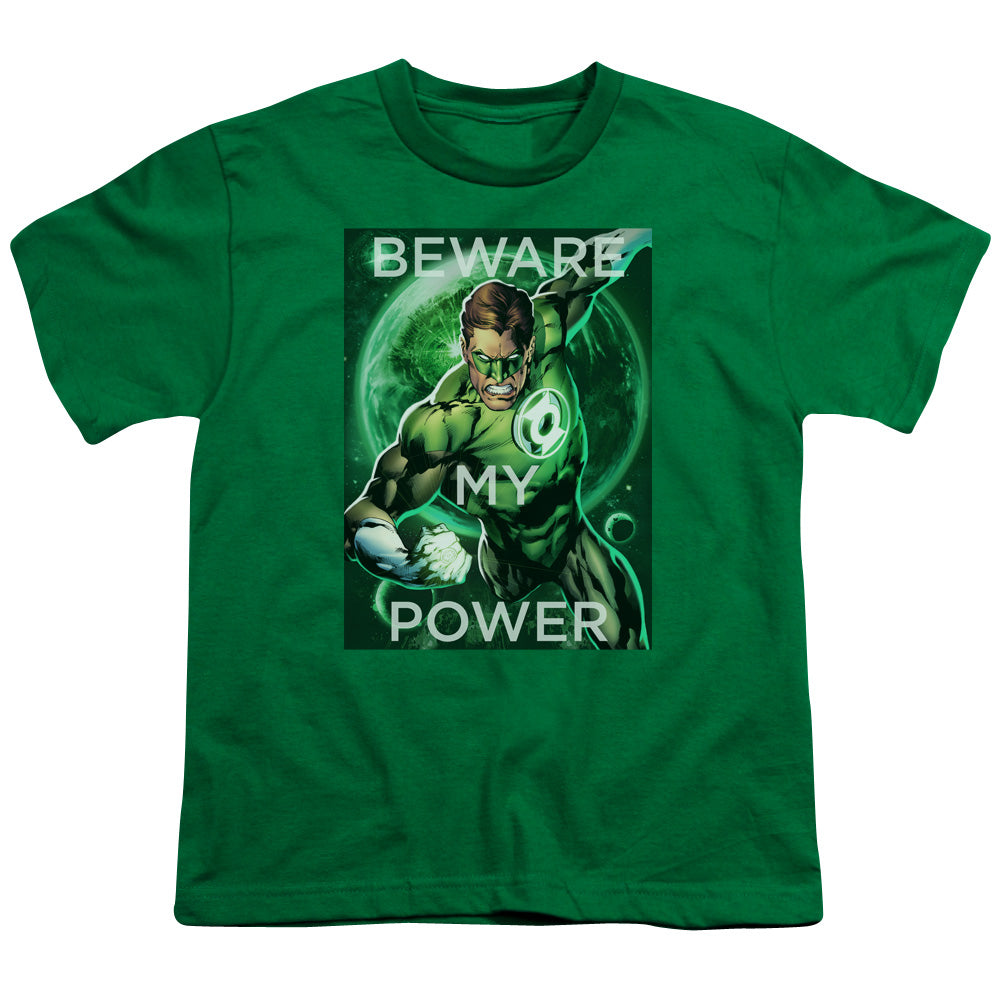 DC Comics Power Kids Youth T Shirt Kelly Green