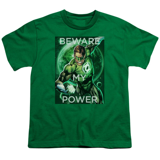 DC Comics Power Kids Youth T Shirt Kelly Green