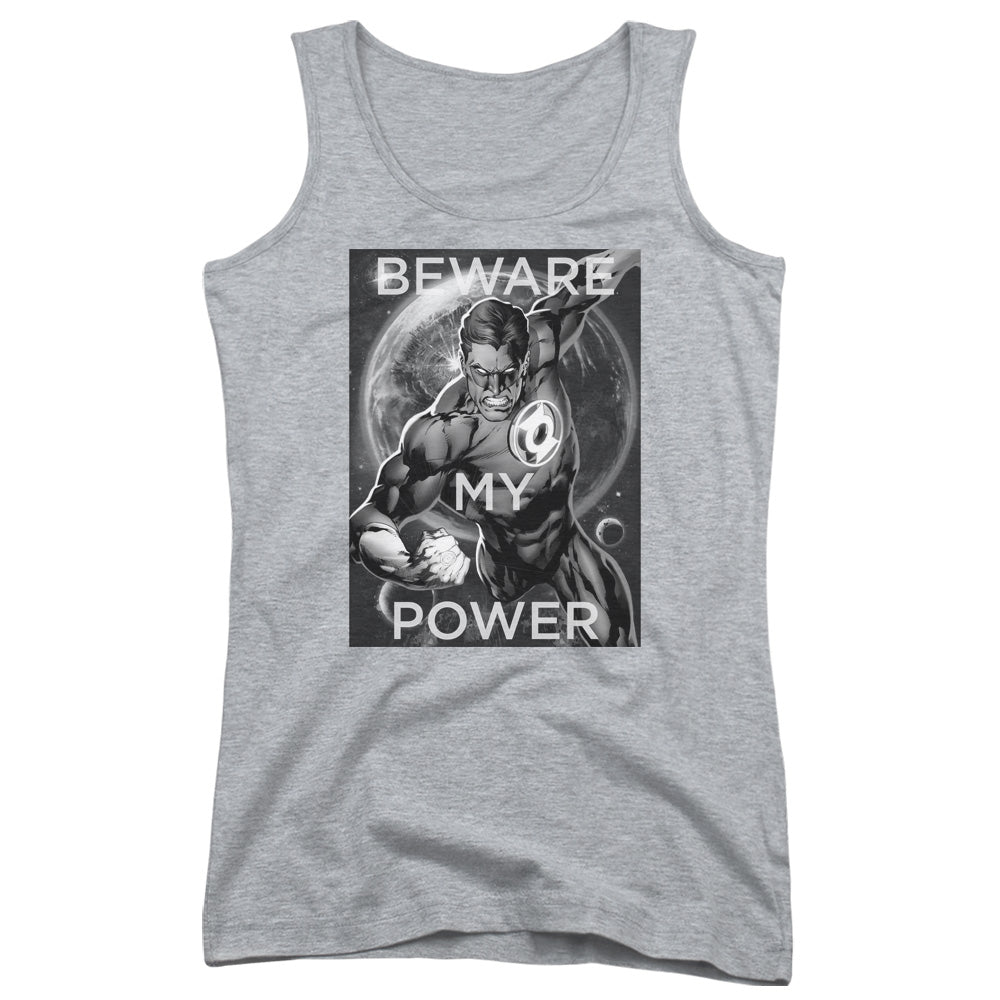 DC Comics Power Womens Tank Top Shirt Athletic Heather