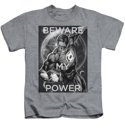 DC Comics Power Juvenile Kids Youth T Shirt Athletic Heather 