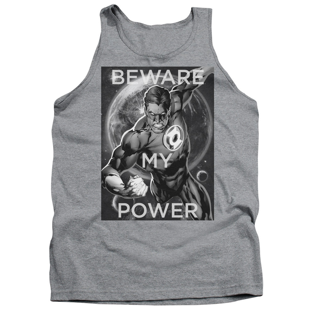 DC Comics Power Mens Tank Top Shirt Athletic Heather