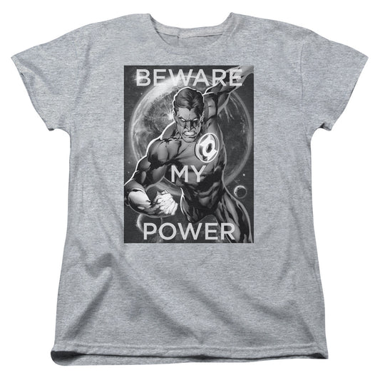 DC Comics Power Womens T Shirt Athletic Heather