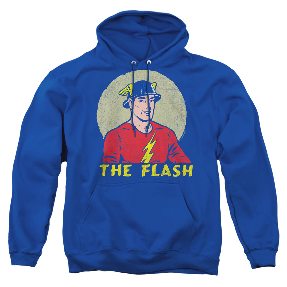 Dc Flash Faded Circle Mens Hoodie Royal Blue