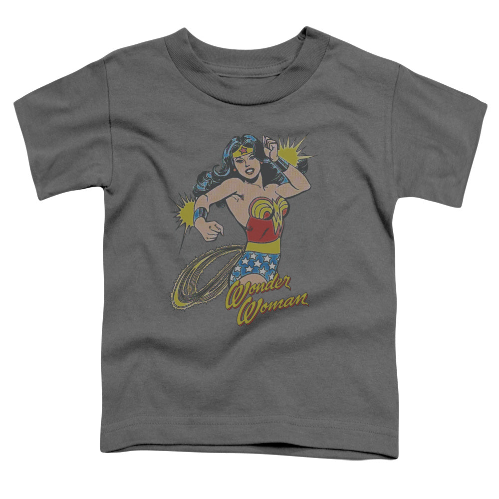 DC Comics Spinning Toddler Kids Youth T Shirt Charcoal