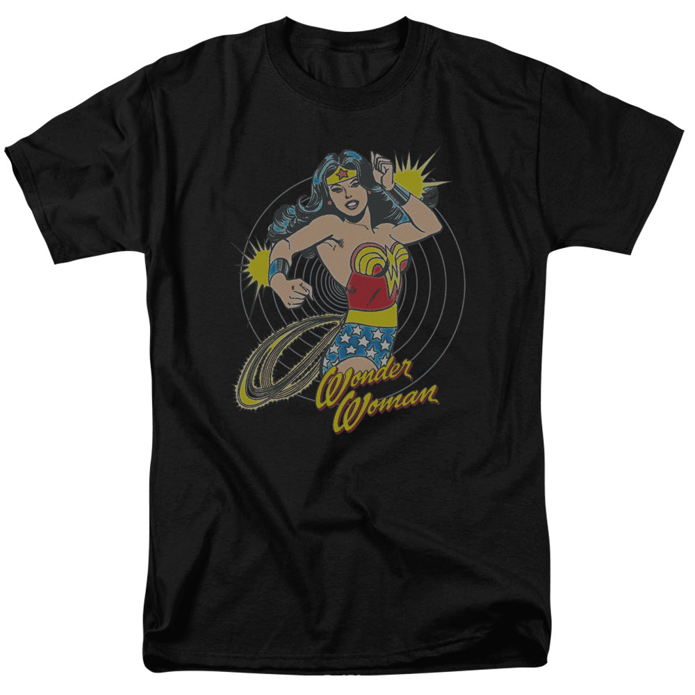 DC Comics Spinning Mens T Shirt Black