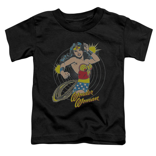 DC Comics Spinning Toddler Kids Youth T Shirt Black