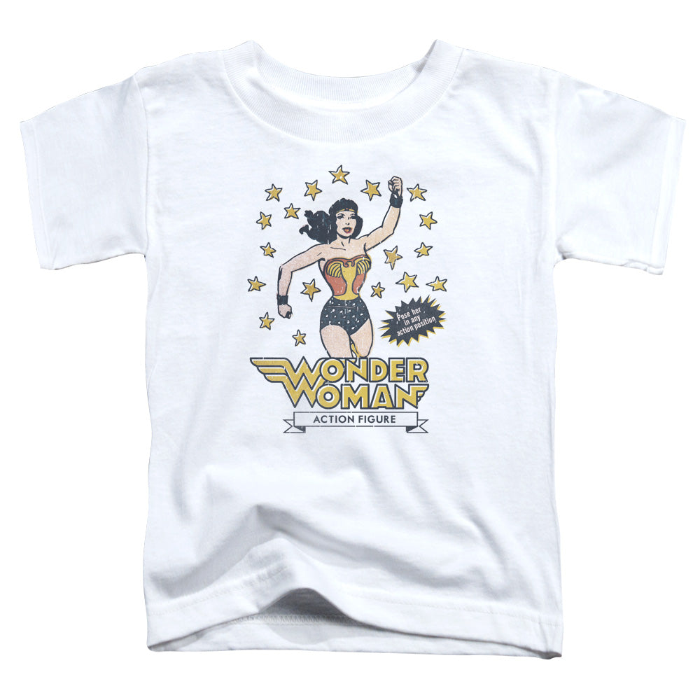 DC Comics Action Figure Toddler Kids Youth T Shirt White
