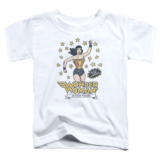 DC Comics Action Figure Toddler Kids Youth T Shirt White