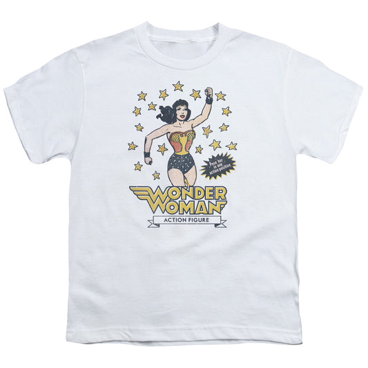 DC Comics Action Figure Kids Youth T Shirt White