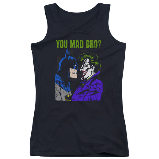 DC Comics Mad Bro Womens Tank Top Shirt Black