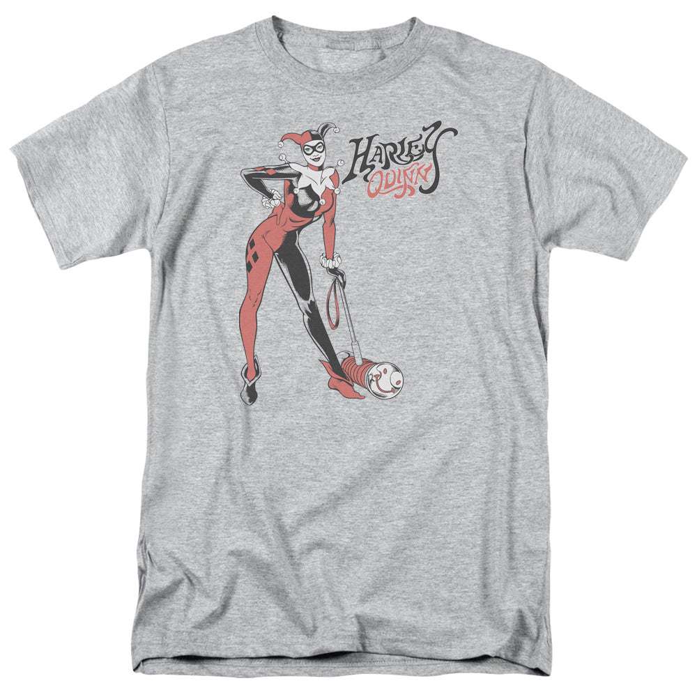 DC Comics Harley Hammer Mens T Shirt Athletic Heather