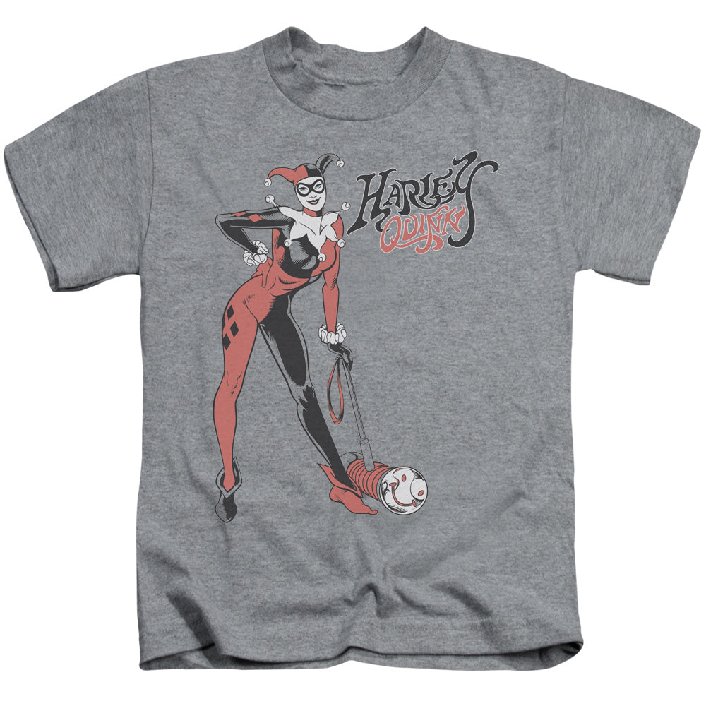 DC Comics Harley Hammer Juvenile Kids Youth T Shirt Athletic Heather 