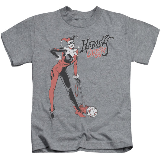 DC Comics Harley Hammer Juvenile Kids Youth T Shirt Athletic Heather 