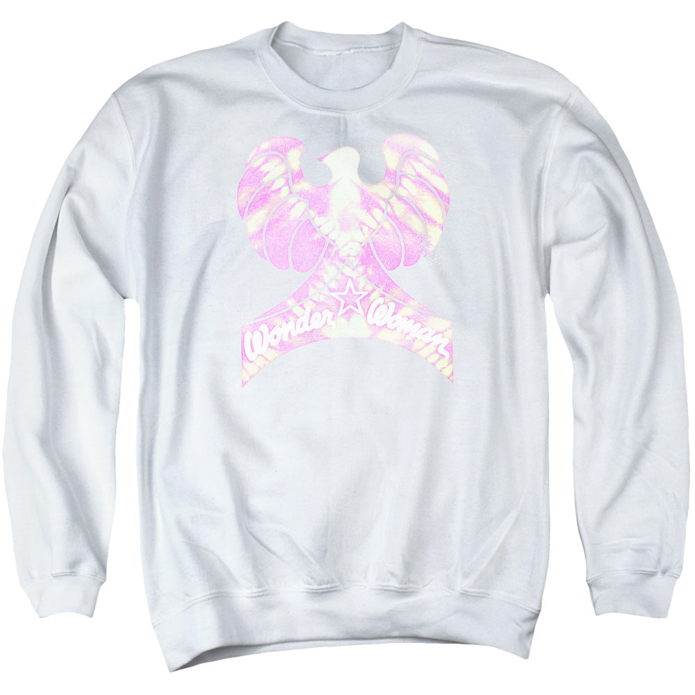 DC Comics Wonder Bird Mens Crewneck Sweatshirt White