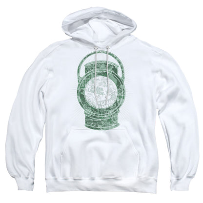 Dc Lantern Cover Mens Hoodie White Officially Licensed