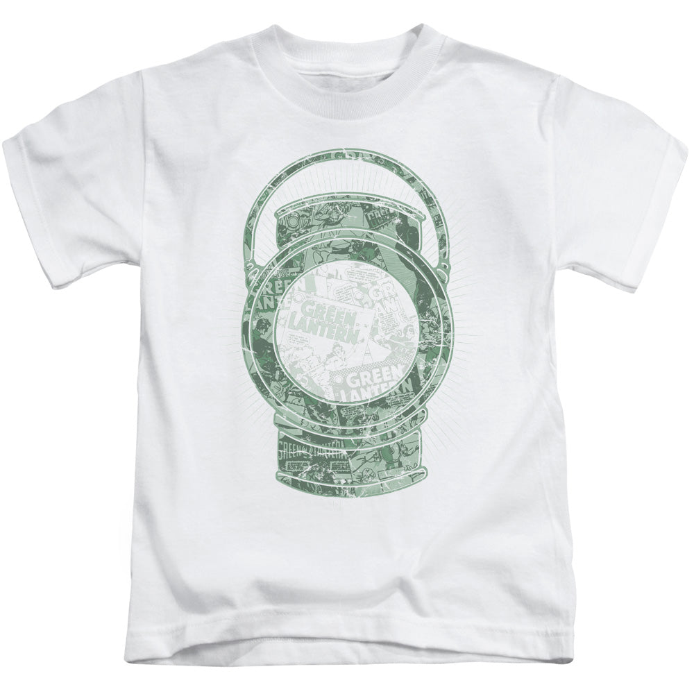 DC Comics Lantern Cover Juvenile Kids Youth T Shirt White 