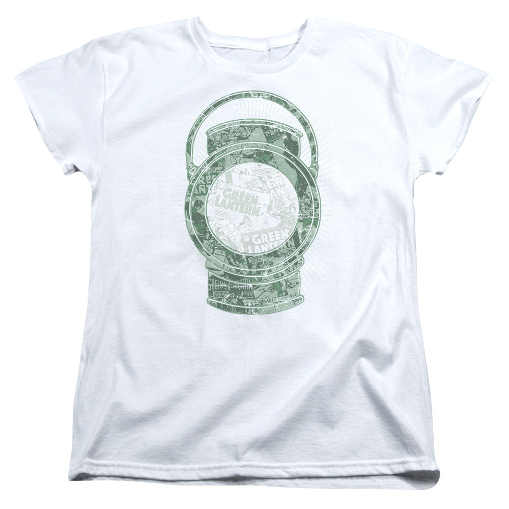 DC Comics Lantern Cover Womens T Shirt White