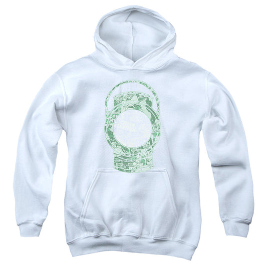 DC Comics Lantern Cover Kids Youth Hoodie White