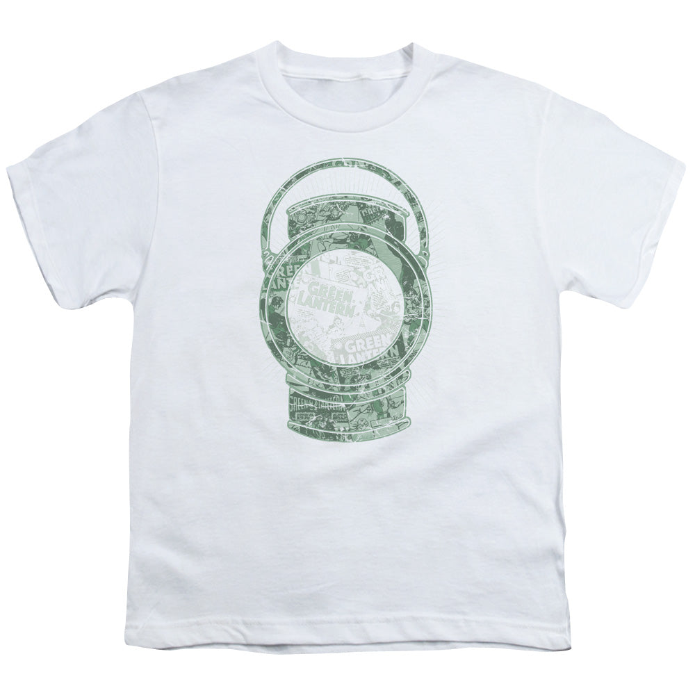 DC Comics Lantern Cover Kids Youth T Shirt White